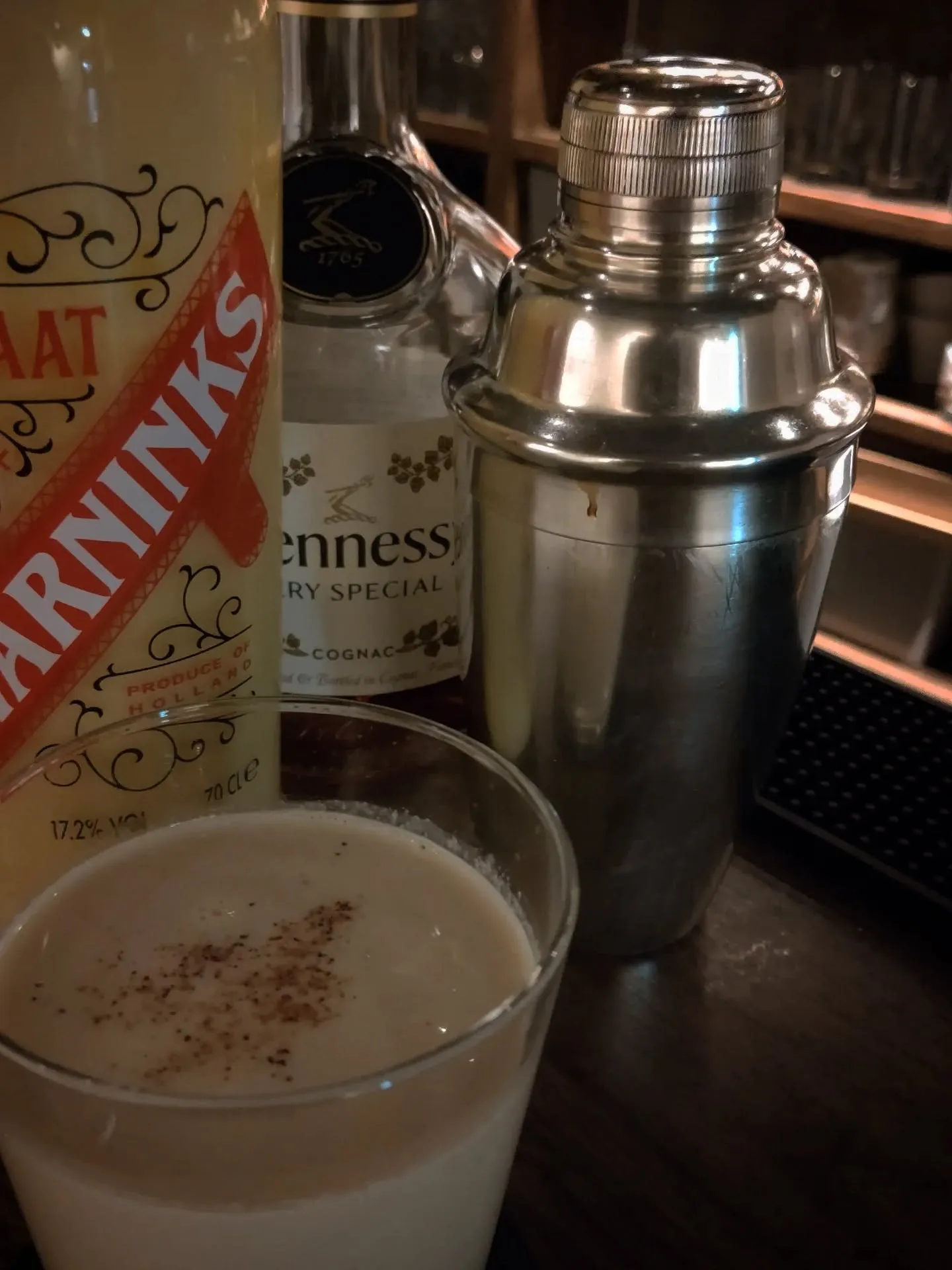 即席ブランデーエッグノッグです🍸️即席とはいえクリスマスシー...