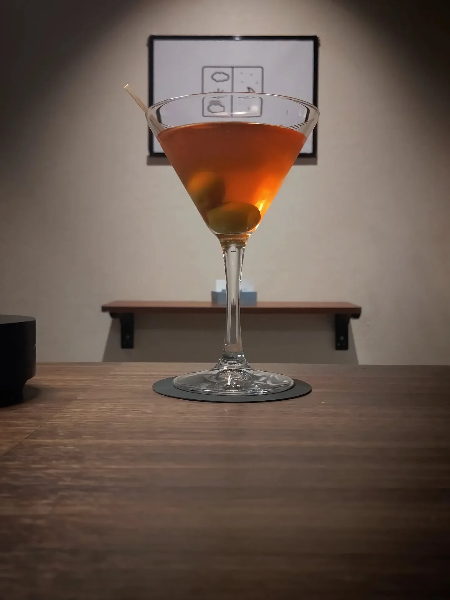 今日はドライマンハッタンです🍸️